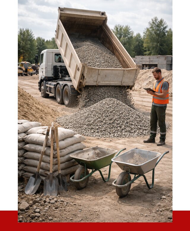 Доставка нерудных материалов в Истре от 1219 руб. | ПРОНЕРУДСта