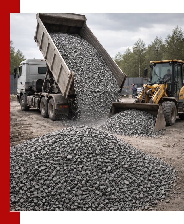 Доставка и продажа щебня гранитного в Истре