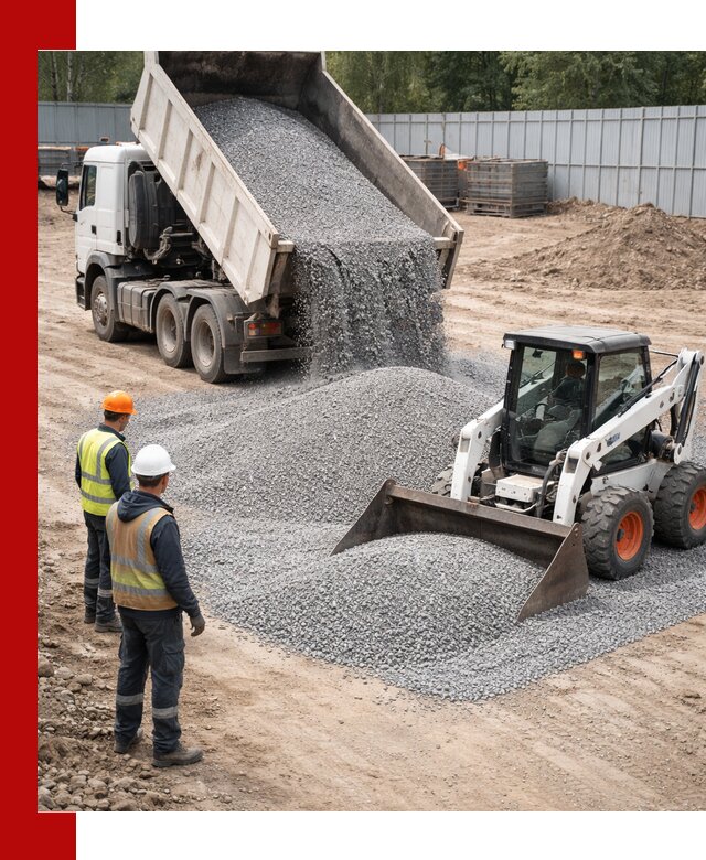 Доставка и продажа гранитного щебня фракции 0-5 в Истре