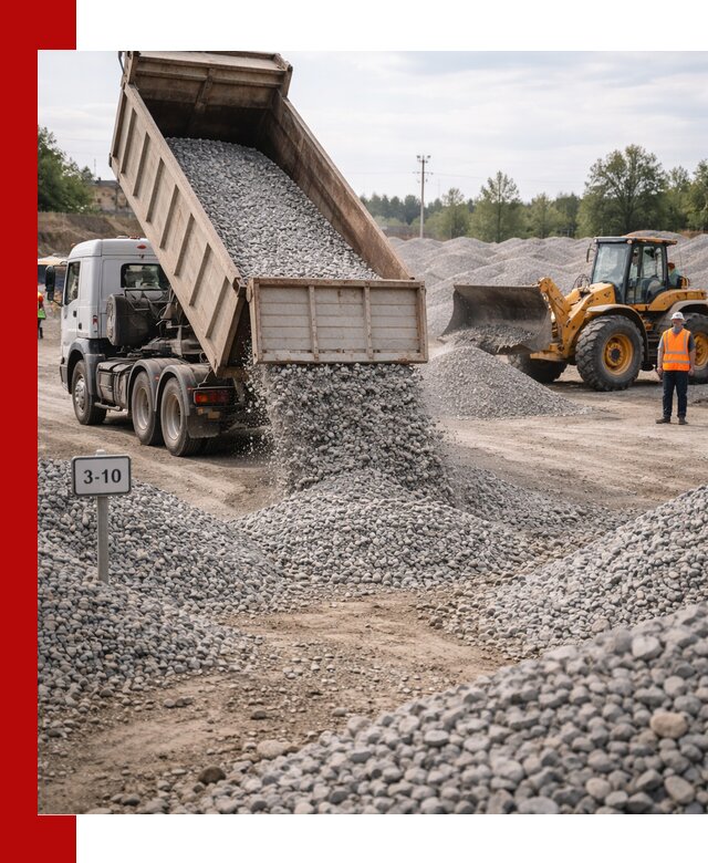 Гранитный щебень фракции 3–10: доставка и продажа в Истре