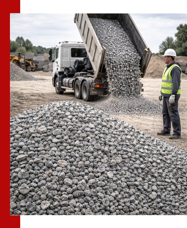 Доставка и продажа гранитного щебня фракции 5-20 в Истре