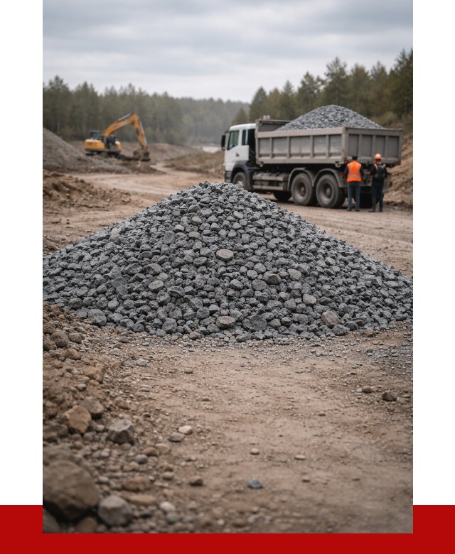 Щебень габбро диабаз фракция 40-70 в Истре от 2235 р-ПРОНЕРУДСта