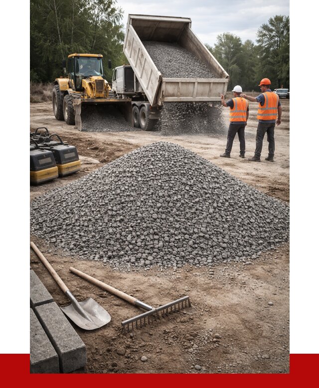 Гравийный щебень купить в Истре от 2235 р. ПРОНЕРУДСта