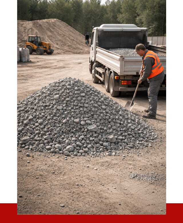 Гравийный щебень фракция 5-10 в Истре от 2235 р. | ПРОНЕРУДСта