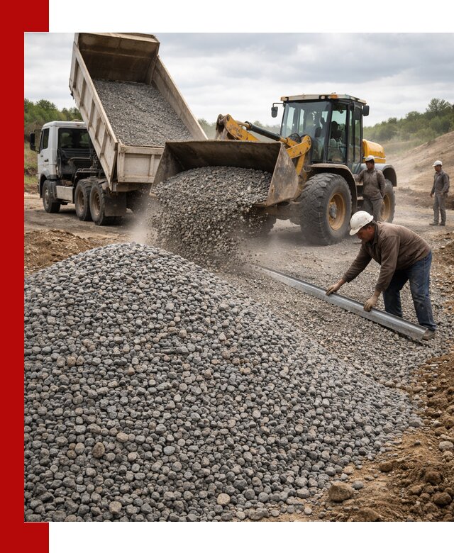 Гравийный щебень фракция 5-20 с доставкой в Истре