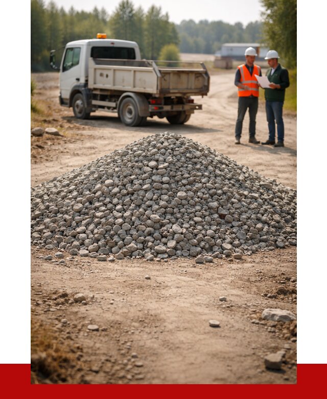 Гравийный щебень фракция 20-40 в Истре от 1219 р. | ПРОНЕРУДСта