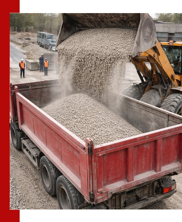 Купить известняковый щебень фракции 0-5 с доставкой в Истре