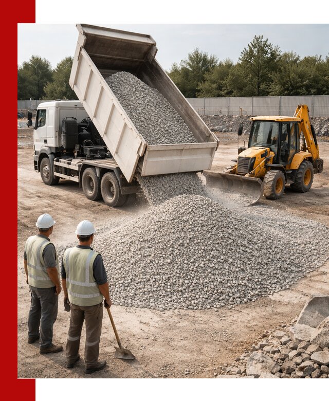 Купить известняковый щебень фракции 5–10 мм с доставкой в Истре