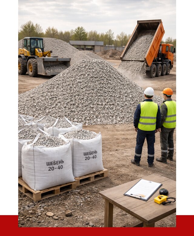 Известняковый щебень 20-40 в Истре от 2134 р. ПРОНЕРУДСта