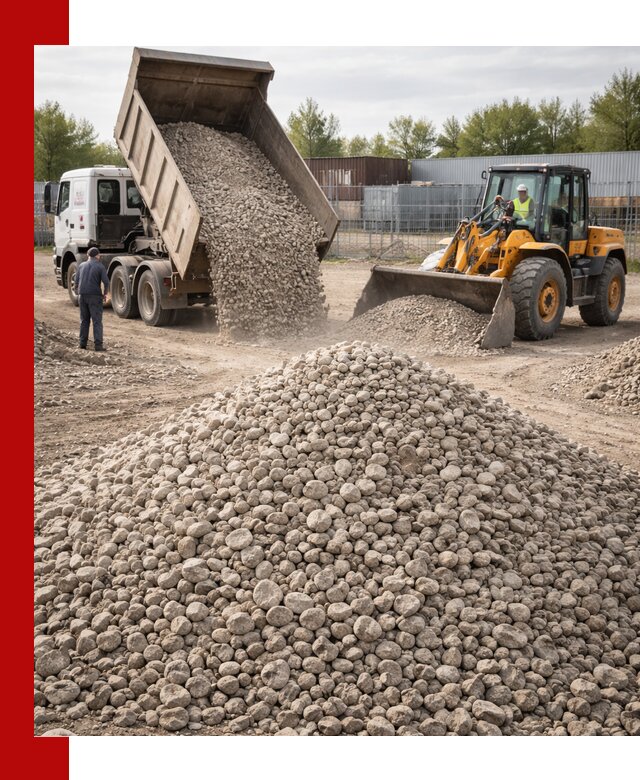 Доломитовый щебень фракции 20–41 с доставкой в Истре