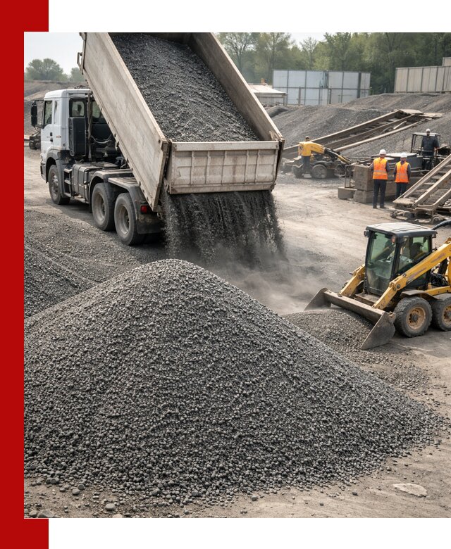 Вторичный щебень фракция 0–5 с доставкой в Истре