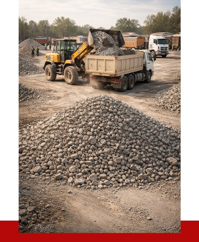 Вторичный щебень фракция 40-70 в Истре от 1768 р, ПРОНЕРУДСта