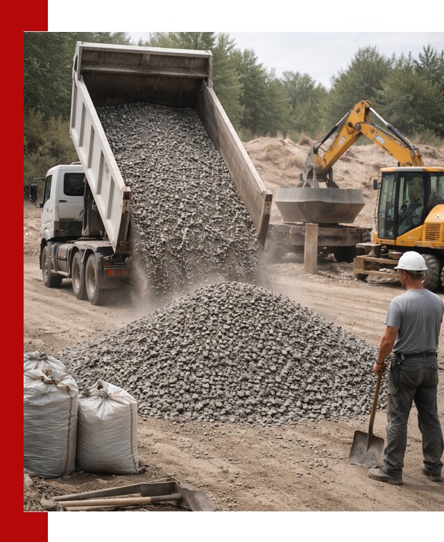 Доставка и продажа бетонного щебня в Истре