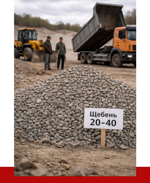 Бетонный щебень фракция 20-40 в Истре от 2489 р. | ПРОНЕРУДСта