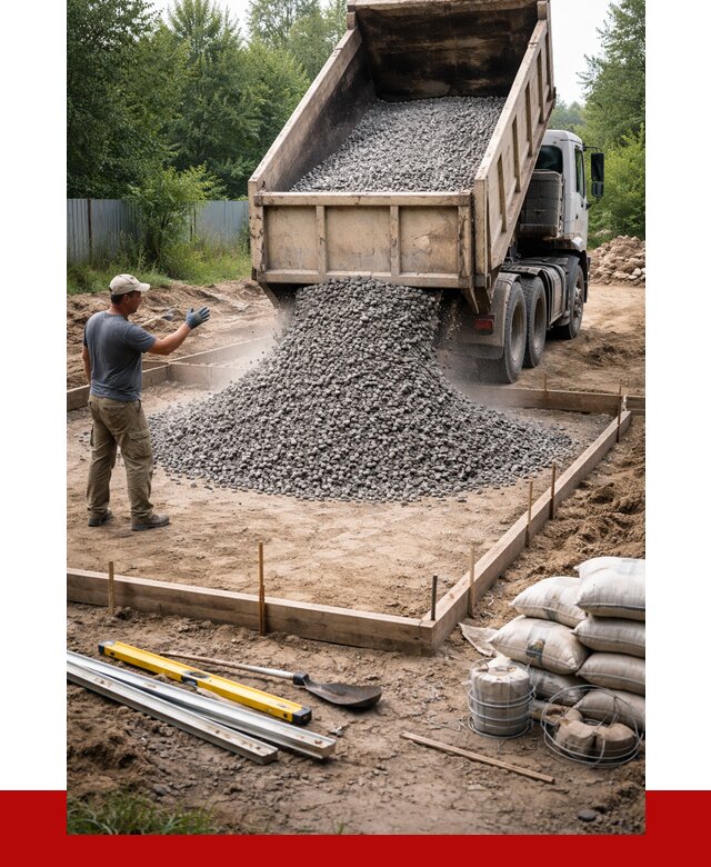 Купить щебень для фундамента в Истре от 4572 р. | ПРОНЕРУДСта