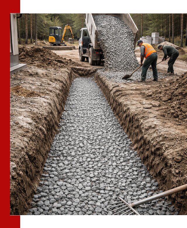 Щебень для дренажа с доставкой в Истре высокого качества