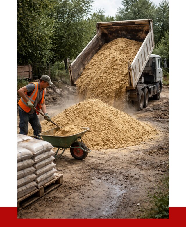 Купить песок с доставкой в Истре от 1829 р. | ПРОНЕРУДСта