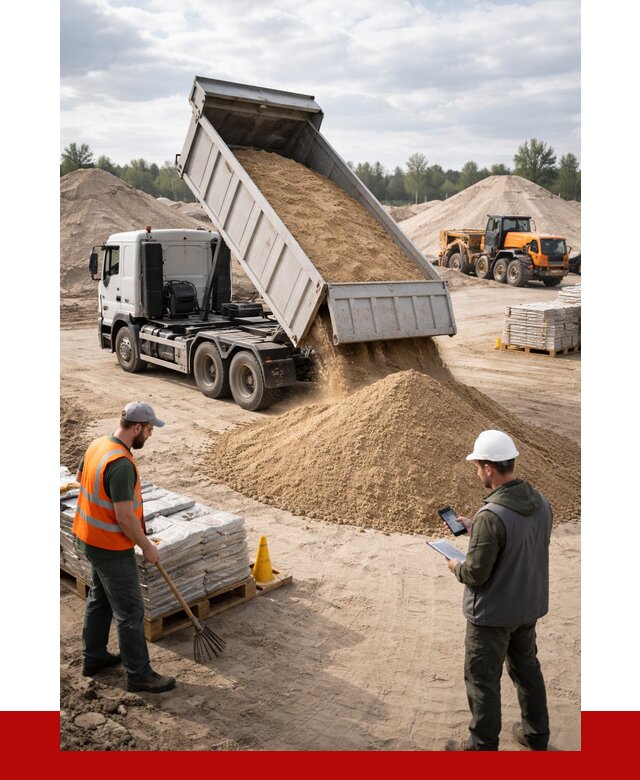Карьерный песок с доставкой в Истре от 3658 р. ПРОНЕРУДСта