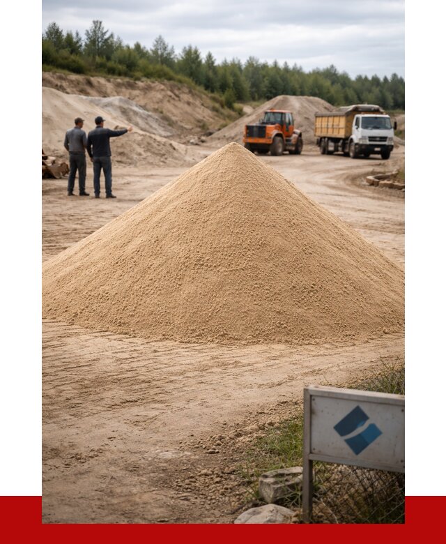 Карьерный песок навалом в Истре от 1829 р. | ПРОНЕРУДСта