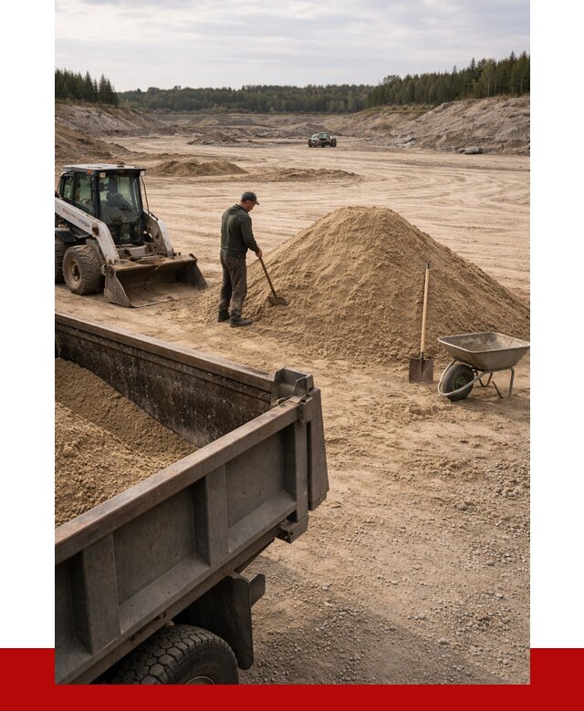 Карьерный песок среднезернистый в Истре, от 2235 р. ПРОНЕРУДСта
