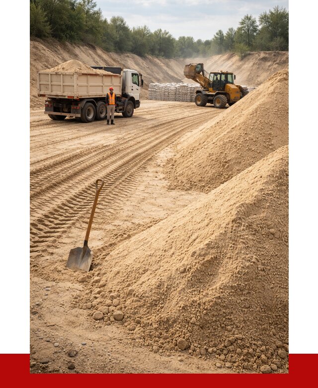 Карьерный песок мелкозернистый в Истре от 9144 р. | ПРОНЕРУДСта