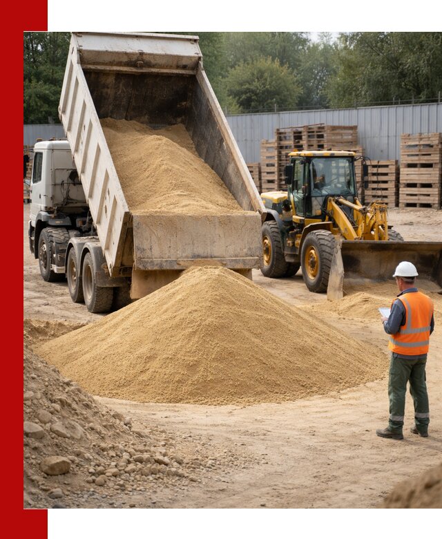 Доставка карьерного мелкозернистого песка в Истре