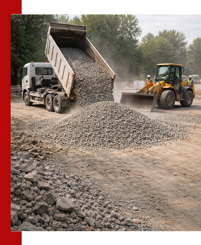 Гравий фракция 5–20 доставка в Истре оптом и в розницу