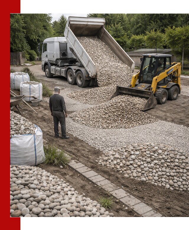 Доставка морской гальки оптом и в розницу в Истре