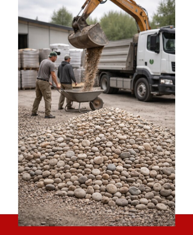 Галька декоративная в Истре от 3251 р. за куб | ПРОНЕРУДСта