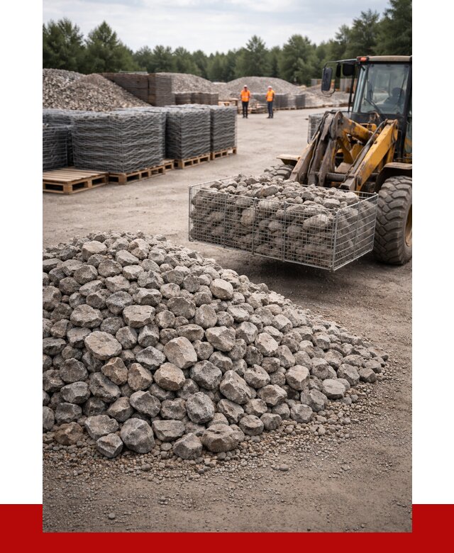 Камень для габионов фракция 70-150 в Истре от 4267 р. | ПРОНЕРУДСта