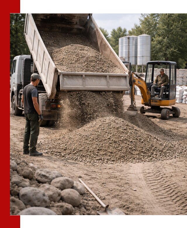 Доставка ПГС С3 в Истре самосвалами и миксерами