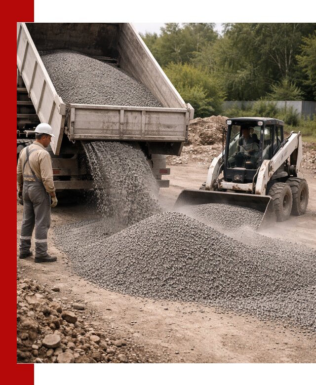 Доставка гравийного отсева 0-5 в Истре оптом и в розницу