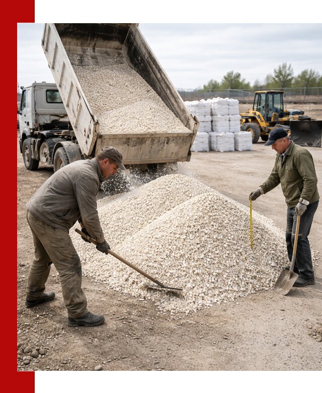 Мраморная крошка с доставкой и разгрузкой в Истре