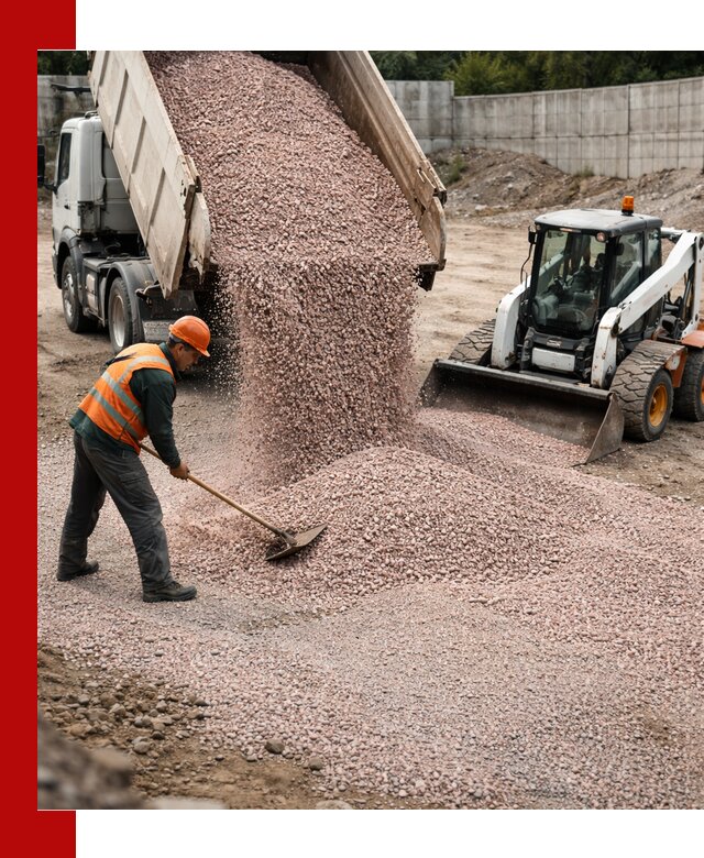 Крошка розовый гранит с доставкой в Истре от производителя