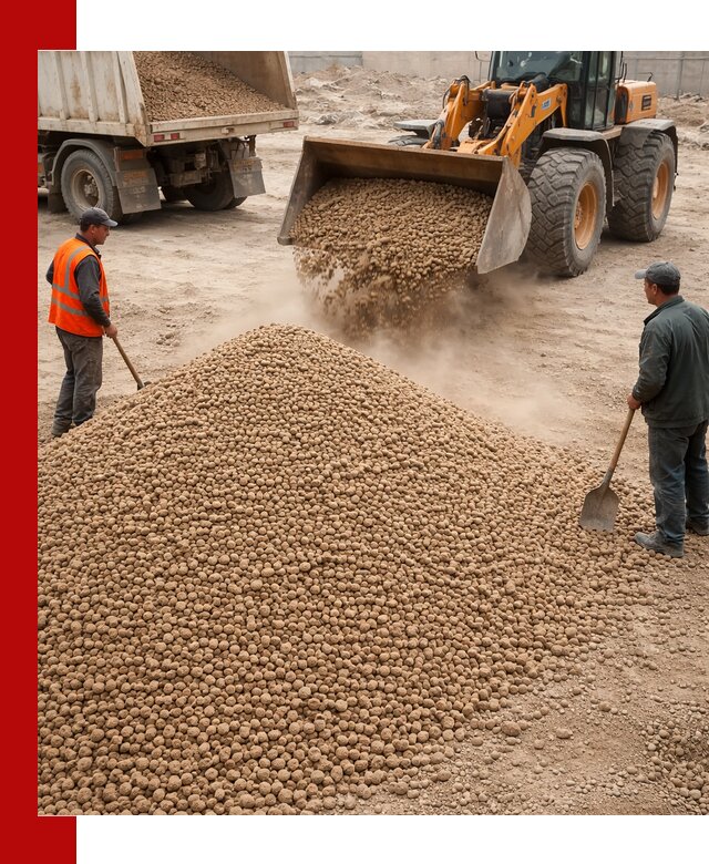 Керамзит фракция 10-20 с доставкой в Истре