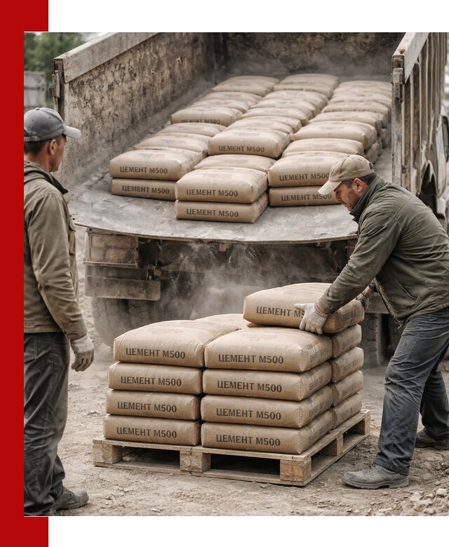 Цемент М500 с доставкой самосвалом в Истре