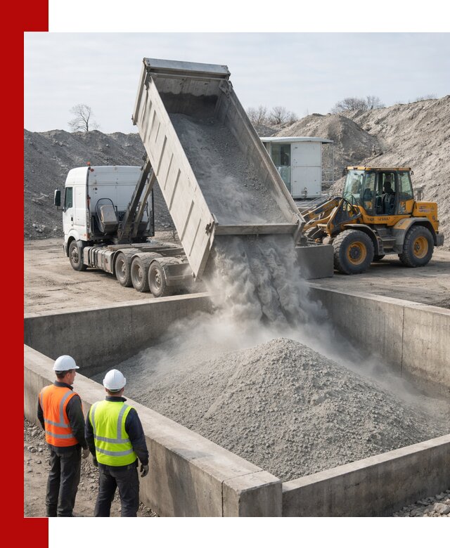 Доставка цемента навалом в Истре крупными партиями