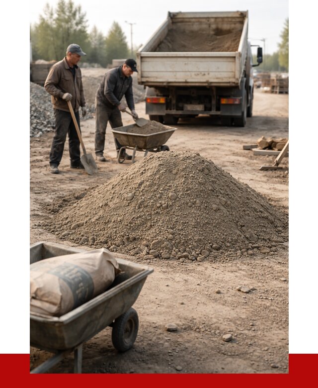 Цементно-песчаная смесь М150 в Истре от 4775 р. | ПРОНЕРУДСта