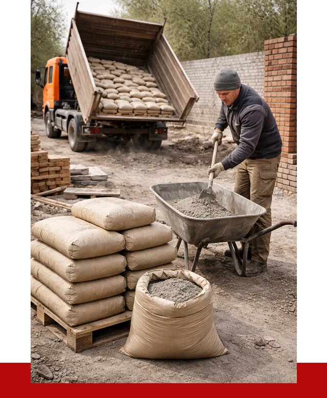 Купить сухую смесь для кладки в Истре от 1219 р. | ПРОНЕРУДСта