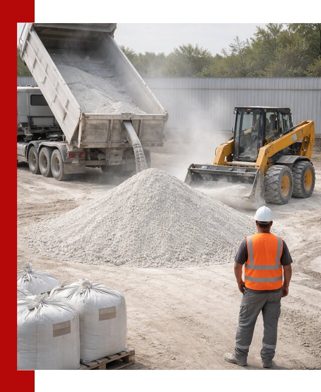 Доставка и продажа известняковой муки в Истре