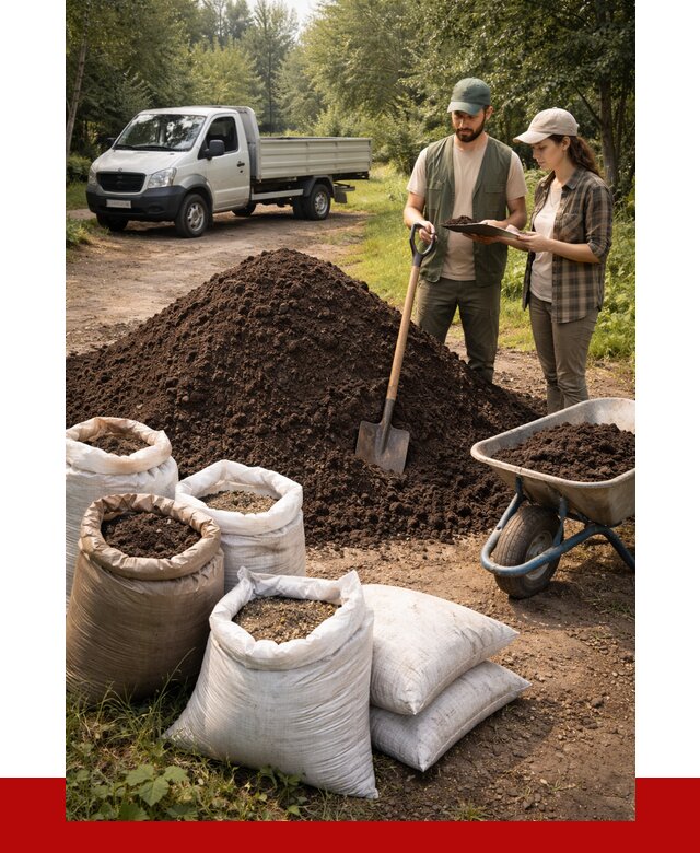 Купить грунт с доставкой в Истре от 4572 р. за м3 | ПРОНЕРУДСта