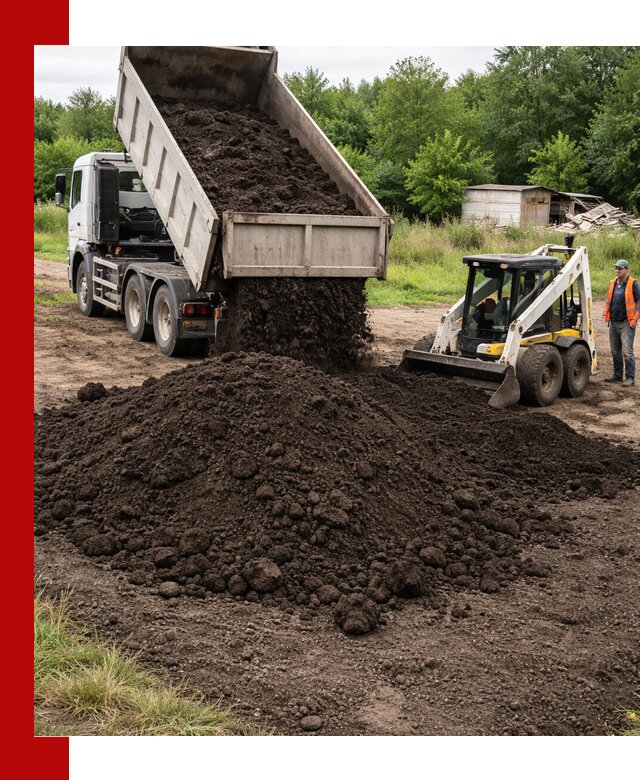 Поставка плодородной земли с доставкой самосвалом в Истре