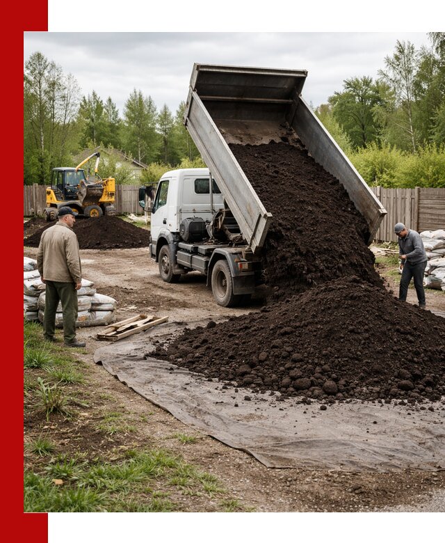 Доставка качественного почвогрунта в Истре оптом и в розницу