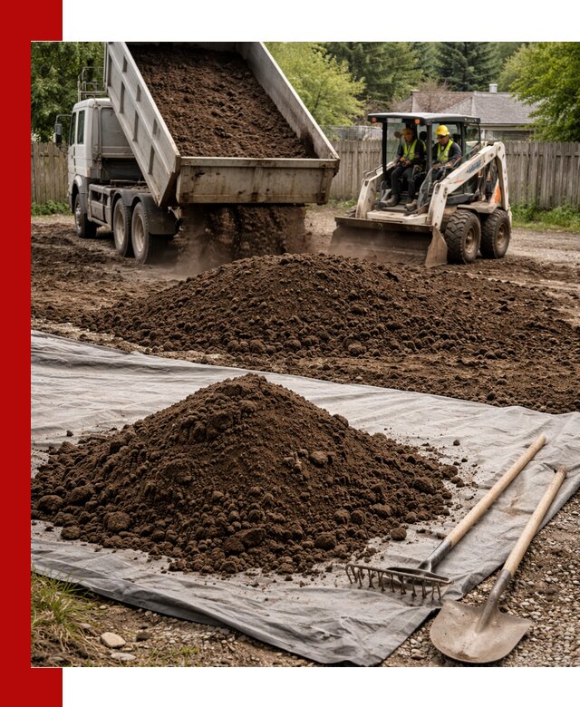 Грунт для отсыпки участка с доставкой в Истре