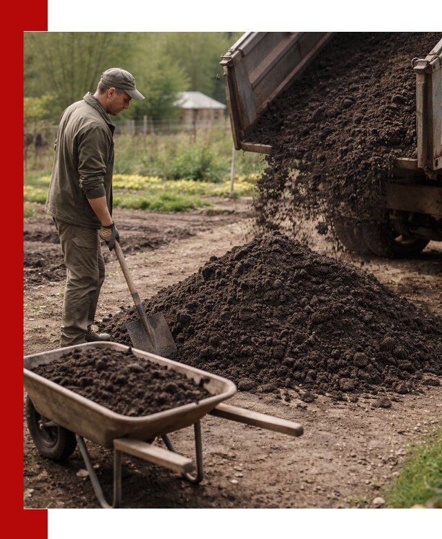 Доставка качественной земли для огорода в Истре