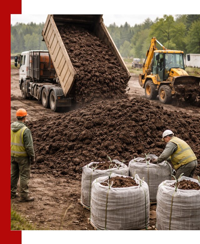 Доставка нейтрального торфа в Истре оптом и в розницу