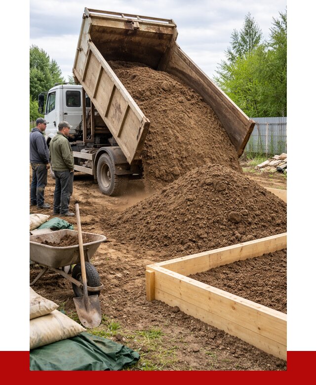 Торфо песчаная смесь в Истре с доставкой от 1880 р. | ПРОНЕРУДСта