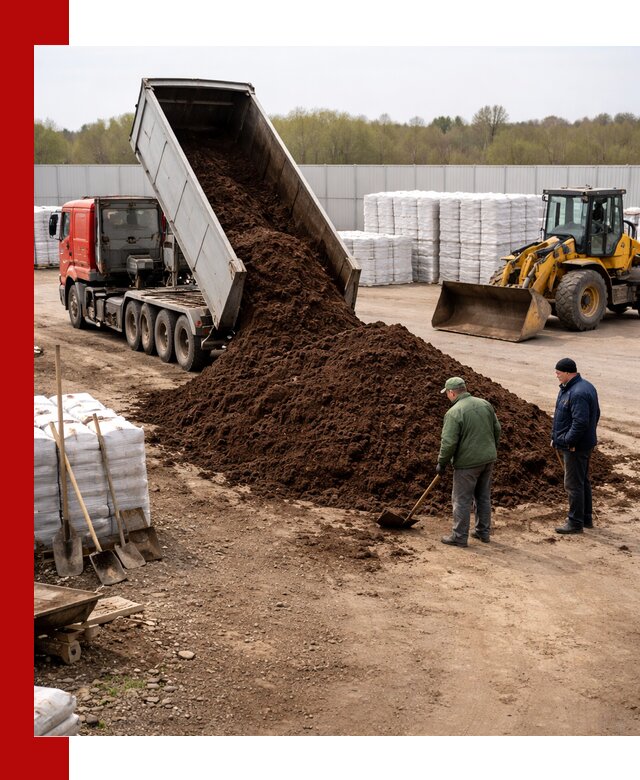 Доставка торфяных смесей оптом и в розницу в Истре