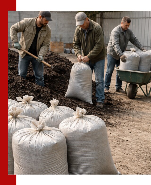 Купить чернозем в мешках с доставкой в Истре