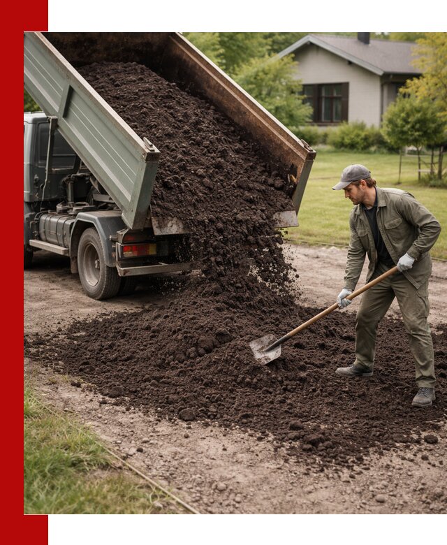 Чернозем для газона с доставкой в Истре быстро и качественно